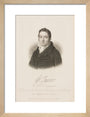 William James, British railway pioneer, c 1800. art print small natural Art Print - Science Museum Shop