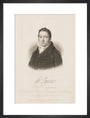 William James, British railway pioneer, c 1800. art print medium black Art Print - Science Museum Shop