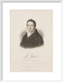 William James, British railway pioneer, c 1800. art print medium white Art Print - Science Museum Shop
