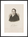 William James, British railway pioneer, c 1800. art print large black Art Print - Science Museum Shop