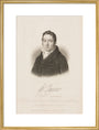 William James, British railway pioneer, c 1800. art print large gold Art Print - Science Museum Shop