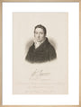 William James, British railway pioneer, c 1800. art print large natural Art Print - Science Museum Shop