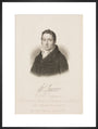 William James, British railway pioneer, c 1800. art print extra large black Art Print - Science Museum Shop