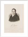 William James, British railway pioneer, c 1800. art print extra large white Art Print - Science Museum Shop