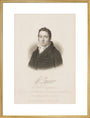 William James, British railway pioneer, c 1800. art print extra large gold Art Print - Science Museum Shop