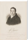 William James, British railway pioneer, c 1800. stretched canvas large none Art Print - Science Museum Shop
