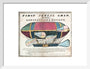 The 'Eagle', the 'First Aerial Ship', 1834. art print small white Art Print - Science Museum Shop