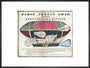 The 'Eagle', the 'First Aerial Ship', 1834. art print extra large black Art Print - Science Museum Shop