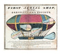 The 'Eagle', the 'First Aerial Ship', 1834. unstretched canvas extra large none Art Print - Science Museum Shop