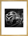 Finished diesel loco for export in main assembly hall, Darlington, 1959. art print medium gold Art Print - Science Museum Shop