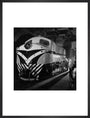 Finished diesel loco for export in main assembly hall, Darlington, 1959. art print large black Art Print - Science Museum Shop