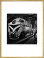 Finished diesel loco for export in main assembly hall, Darlington, 1959. art print extra large gold Art Print - Science Museum Shop