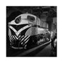 Finished diesel loco for export in main assembly hall, Darlington, 1959. unstretched canvas medium none Art Print - Science Museum Shop