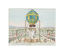 Captive balloon ascent, Paris, 17 October 1783. unstretched canvas small none Art Print - Science Museum Shop