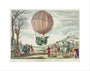 Balloon ascent by Charles, Prairie de Nesles, France, 1 December 1783. art print extra small none Art Print - Science Museum Shop