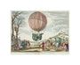Balloon ascent by Charles, Prairie de Nesles, France, 1 December 1783. unstretched canvas small none Art Print - Science Museum Shop
