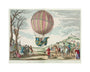Balloon ascent by Charles, Prairie de Nesles, France, 1 December 1783. unstretched canvas medium none Art Print - Science Museum Shop