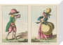 Balloon-inspired costumes, late 18th century. stretched canvas small none Art Print - Science Museum Shop