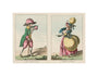 Balloon-inspired costumes, late 18th century. unstretched canvas small none Art Print - Science Museum Shop