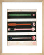 Glowing Geissler tubes, 1858. art print extra small natural Art Print - Science Museum Shop