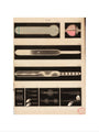 Glowing Geissler tubes, 1858. art print large none Art Print - Science Museum Shop