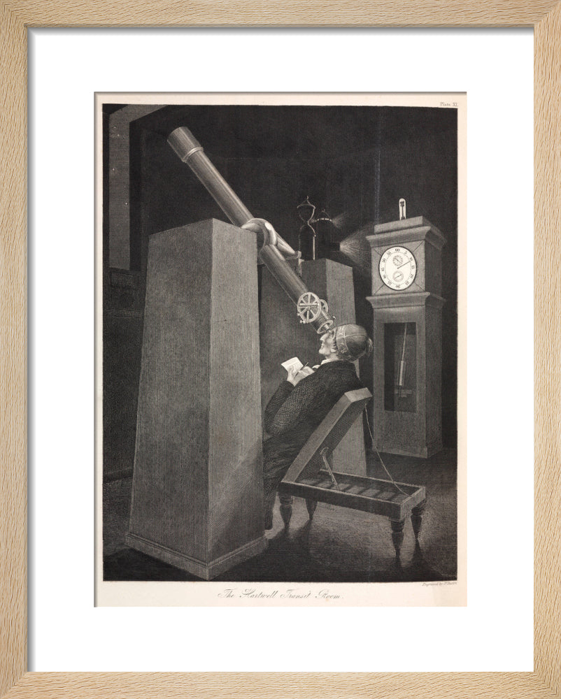 The Transit Room at Hartwell Manor, Buckinghamshire, 1851. art print extra small natural Art Print - Science Museum Shop