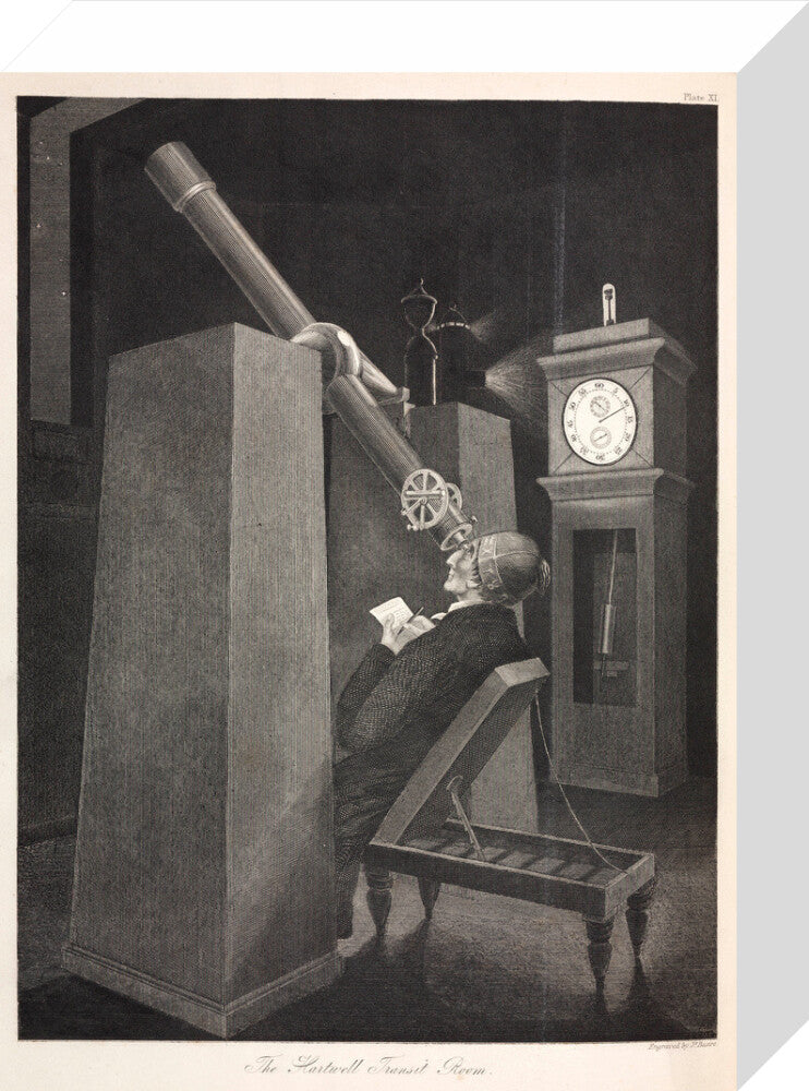 The Transit Room at Hartwell Manor, Buckinghamshire, 1851. stretched canvas small none Art Print - Science Museum Shop