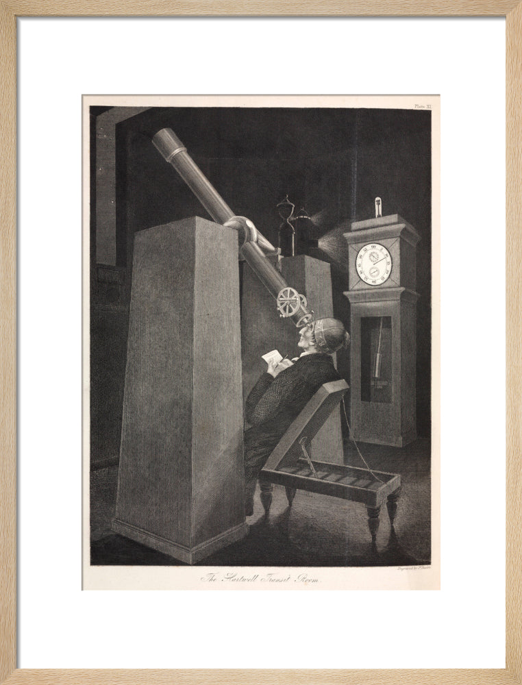 The Transit Room at Hartwell Manor, Buckinghamshire, 1851. art print medium natural Art Print - Science Museum Shop