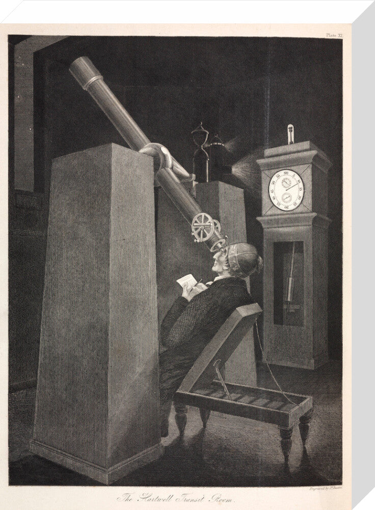 The Transit Room at Hartwell Manor, Buckinghamshire, 1851. stretched canvas medium none Art Print - Science Museum Shop