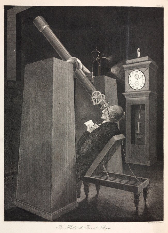 The Transit Room at Hartwell Manor, Buckinghamshire, 1851. Art Print - Science Museum Shop