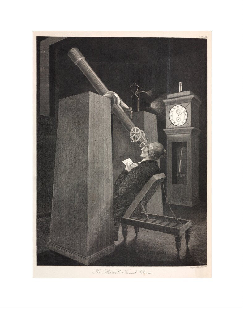 The Transit Room at Hartwell Manor, Buckinghamshire, 1851. art print extra small none Art Print - Science Museum Shop