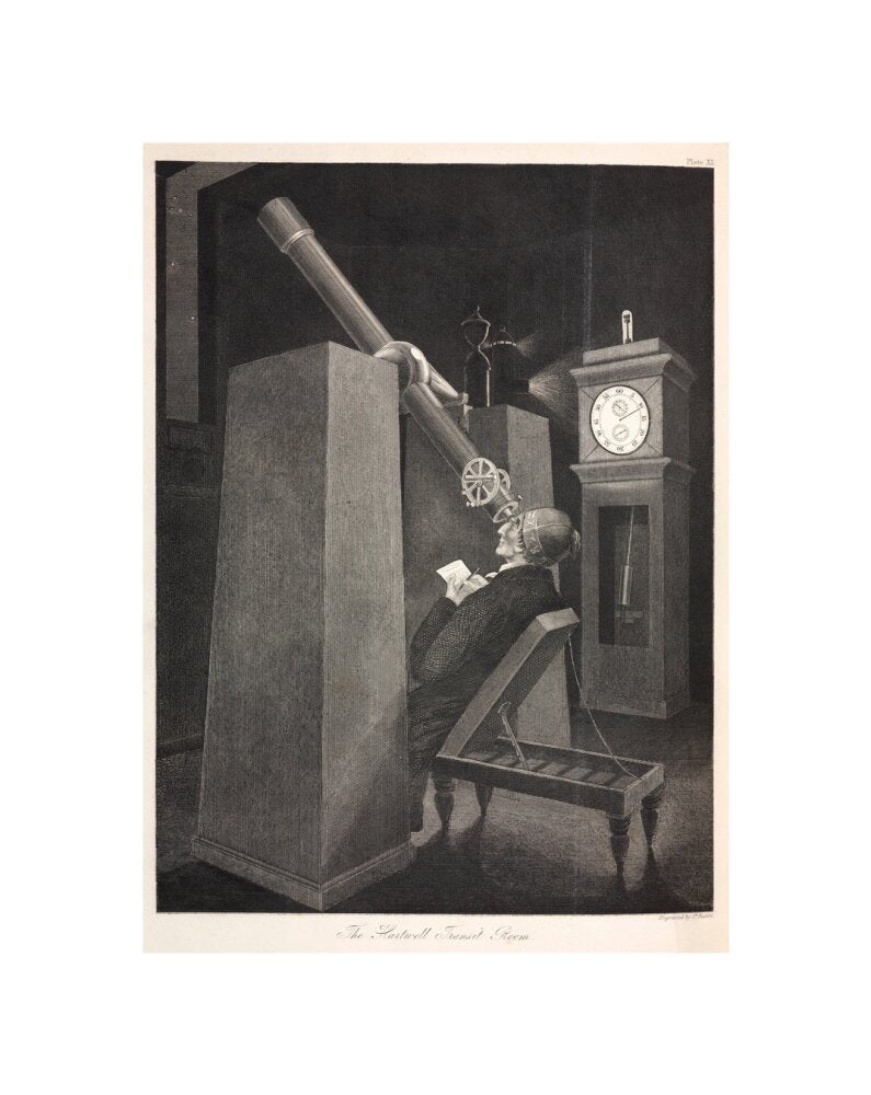 The Transit Room at Hartwell Manor, Buckinghamshire, 1851. unstretched canvas small none Art Print - Science Museum Shop