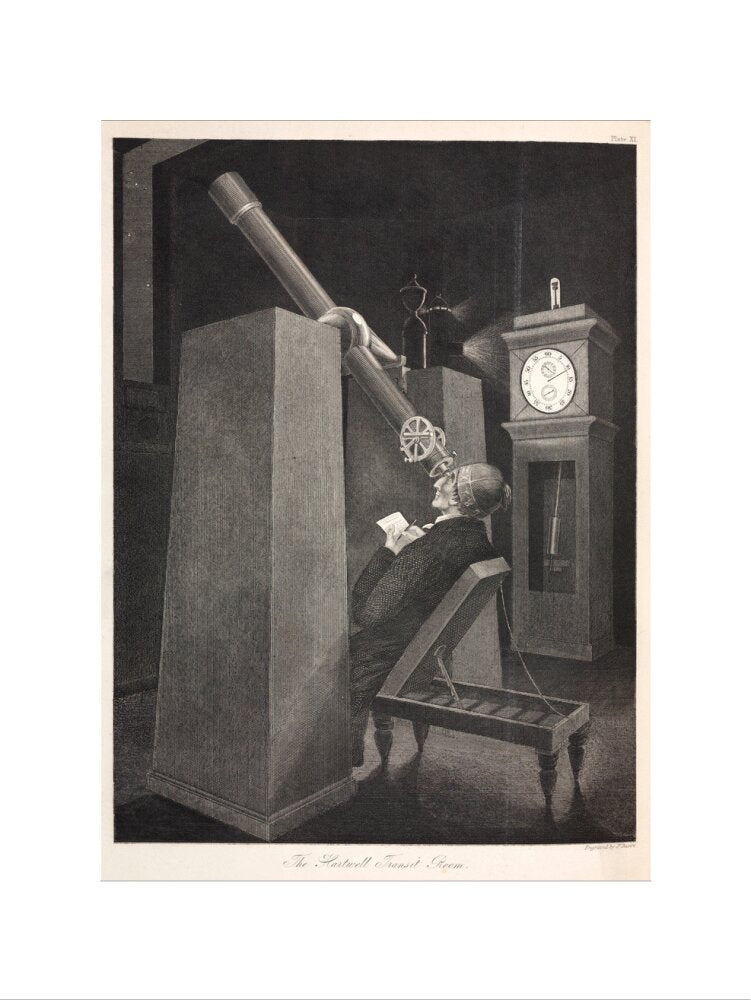 The Transit Room at Hartwell Manor, Buckinghamshire, 1851. art print medium none Art Print - Science Museum Shop