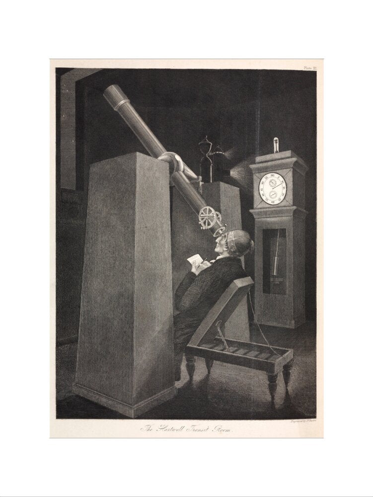 The Transit Room at Hartwell Manor, Buckinghamshire, 1851. art print extra large none Art Print - Science Museum Shop