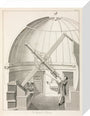 Equatorial telescope, 1851. stretched canvas small none Art Print - Science Museum Shop
