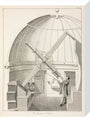 Equatorial telescope, 1851. stretched canvas medium none Art Print - Science Museum Shop