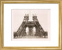 Erection of the pillars below the first level, Eiffel Tower, Paris, 15 May 1888. art print extra small gold Art Print - Science Museum Shop