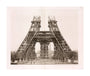 Erection of the pillars below the first level, Eiffel Tower, Paris, 15 May 1888. unstretched canvas large none Art Print - Science Museum Shop