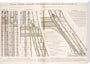 Diagram of the Eiffel Tower showing the lifts, c 1887. stretched canvas extra large none Art Print - Science Museum Shop