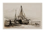 'Brighton Fishing Boats on the Beach', 1829. unstretched canvas extra large none Art Print - Science Museum Shop
