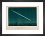 Comet over Paris, 19 March 1843. art print extra small black Art Print - Science Museum Shop