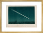 Comet over Paris, 19 March 1843. art print medium gold Art Print - Science Museum Shop