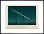 Comet over Paris, 19 March 1843. art print large black Art Print - Science Museum Shop