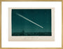 Comet over Paris, 19 March 1843. art print extra large gold Art Print - Science Museum Shop
