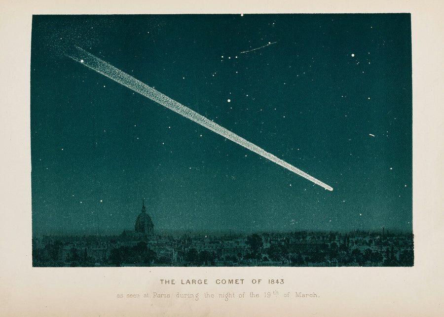 Comet over Paris, 19 March 1843. Art Print - Science Museum Shop