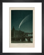 'Donati's Comet, as seen at Paris on the 5th of October 1858.' art print extra small black Art Print - Science Museum Shop