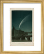 'Donati's Comet, as seen at Paris on the 5th of October 1858.' art print extra small gold Art Print - Science Museum Shop