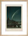 'Donati's Comet, as seen at Paris on the 5th of October 1858.' art print small natural Art Print - Science Museum Shop
