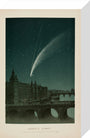 'Donati's Comet, as seen at Paris on the 5th of October 1858.' stretched canvas small none Art Print - Science Museum Shop