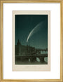 'Donati's Comet, as seen at Paris on the 5th of October 1858.' art print medium gold Art Print - Science Museum Shop